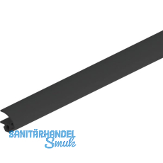 SOLIDO/HELM Gummidichtung zu Anschlagkasten f�r Holzt�ren auf Ma� Gummi schwarz