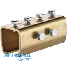 Verbindungsmuffe HELM 1503, Schraube M8 x 16 mm, Stahl verzinkt, gelb