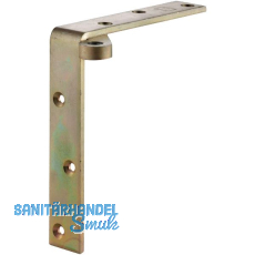 Tragwinkel HELM 597, links, Loch-� 8,4 mm, Stahl verzinkt, gelb