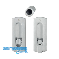 HOPPE Schiebet�rmuschel Set M463 - WC, Messing verchromt satiniert