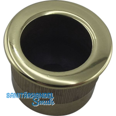 MARCHESI Stirnziehgriff Einlassma� � 25 mm, Aluminium poliert