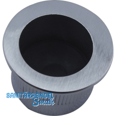 MARCHESI Stirnziehgriff Einlassma� � 25 mm, Aluminium verchromt matt