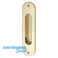 MARCHESI Schiebet�rmuschel oval 38 x 152 mm Messing poliert PVD