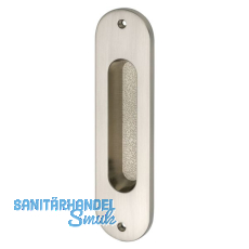 MARCHESI Schiebet�rmuschel oval 38 x 152 mm Messing vernickelt matt PVD