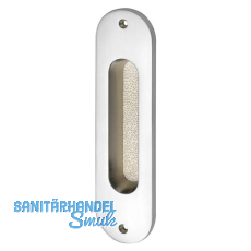 MARCHESI Schiebet�rmuschel oval 38 x 152 mm Messing verchromt matt