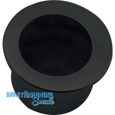 MARCHESI Stirnziehgriff Einlassma� � 25 mm, Aluminium schwarz matt