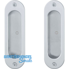 HOPPE Schiebet�rmuschel Set 4930, Aluminium verchromt satiniert