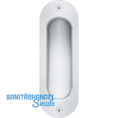 Schiebet�rmuschel FSB 4212 oval,40x120 mm,ungelocht,Edelstahl feinmatt