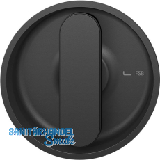 FSB Schiebet�rmuschel 42 4264 rund, Aluminium schwarz matt