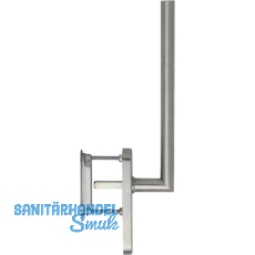 HOPPE Hebeschiebegarnitur AMSTERDAM mit Muschelgriff UG, L 285 mm,Edelstahl matt