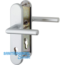 Sicherheits-Dr�ckergarnitur AMSTERDAM, PZ88, RC2, silber eloxiert