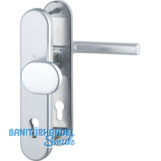 Sicherheits-Wechselgarnitur AMSTERDAM, PZ88, RC2, silber eloxiert