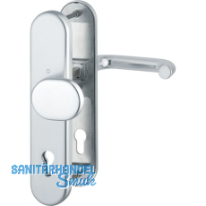 SH-Wechselgarnitur PARIS-auf Schild PZ88, 37-47, SST, ohne Kzs., silber