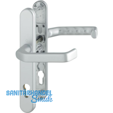 Dr�ckergarnitur LIVERPOOL - Schmalschild PZ, wahlweise, silber eloxiert