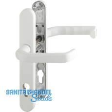 Dr�ckergarnitur LIVERPOOL - Schmalschild PZ, wahlweise, Alu wei� RAL 9016