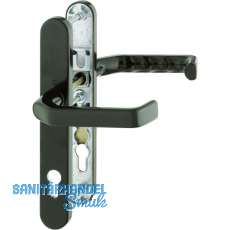 Dr�ckergarnitur LIVERPOOL - Schmalschild PZ, wahlweise, Alu braun elox