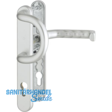 Wechselgarnitur LIVERPOOL - Schmalschild PZ wahlweise, silber elox Wechselgarnitur LIVERPOOL - Schmalschild PZ wahlweise, silber elox