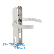 Drückergarnitur LUXEMBOURG - auf LS PZ88, TS 67 - 72 mm, silber eloxiert Drückergarnitur LUXEMBOURG - auf LS PZ88, TS 67 - 72 mm, silber eloxiert