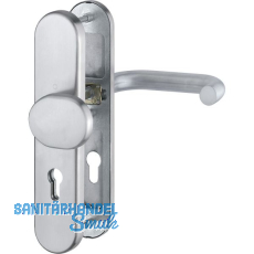 SH-Wechselgarnitur PARIS auf Schild PZ72, 37-47, ohne Kzs., Edelstahl matt SH-Wechselgarnitur PARIS auf Schild PZ72, 37-47, ohne Kzs., Edelstahl matt