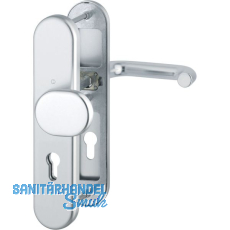 SH-Wechselgarnitur PARIS-auf Schild PZ72, 37-47, ohne Kzs., silber elox