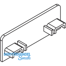 THYSSENKRUPP Syprotech Deckschienenabschluss f�r Klipsabdeckung 83/22