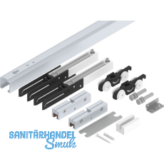 HELM 53 Beschlagset Wand Glas 50 kg Laufschiene L=1700 mm 2 Dämpfungen silber HELM 53 Beschlagset Wand Glas 50 kg Laufschiene L=1700 mm 2 Dämpfungen silber