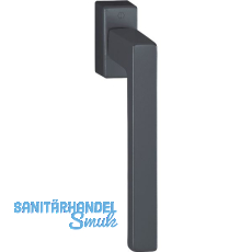 HOPPE Parallel-Schiebe-/Kipp-Griff TOULON Secustik, Aluminium schwarz matt