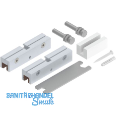 HELM 53 Glasklemmst�ck-Set ESG 8 mm H-22 mm silber