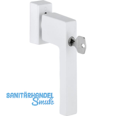 HOPPE Fenstergriff TOULON Sperrzylinder, VK 32-42 mm, Aluminium wei�