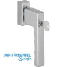 HOPPE Fenstergriff TOULON Sperrzylinder, VK 32-42 mm, Aluminium edelstahlfarbig