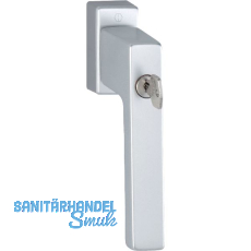 HOPPE Fenstergriff TOULON Sperrzylinder TBT, VK 7x43 mm , silber eloxiert