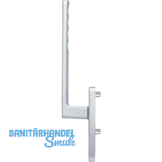 HOPPE Hebeschiebet�rgriff TOULON au�en PZ, L�nge 253, Aluminium silber eloxiert