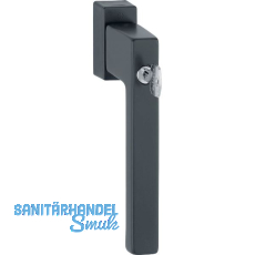 HOPPE Parallel-Schiebe-/Kipp-Griff TOULON sperrbar, Aluminium schwarz matt