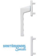 HOPPE Fenstergriff-Halbgarnitur TOULON au�en hoch, Aluminium wei�