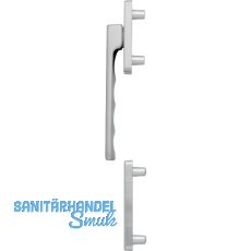 HOPPE Fenstergriff-Halbgarnitur TOULON außen flach, Aluminium edelstahlfarbig HOPPE Fenstergriff-Halbgarnitur TOULON außen flach, Aluminium edelstahlfarbig
