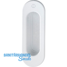 HOPPE Hebeschiebet�rmuschel OMEGA au�en oval, Aluminium wei�