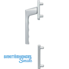 HOPPE Fenstergriff-Halbgarnitur TOULON au�en hoch, Aluminium silber eloxiert