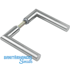 HOPPE Dr�ckerpaar Amsterdam, ohne Rosetten, Edelstahl matt