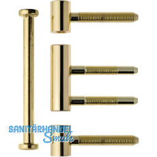 Einbohrband 3-tlg. Typ 335 ø 15 mm, Stahl vergoldet Einbohrband 3-tlg. Typ 335 ø 15 mm, Stahl vergoldet