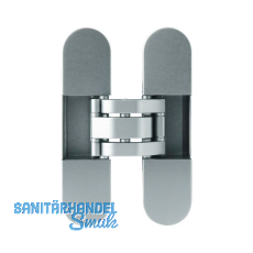 Türband Invisacta 120 3D inkl.Abdeckkappen,Tragkraft 60kg,Stahl silberfärbig Türband Invisacta 120 3D inkl.Abdeckkappen,Tragkraft 60kg,Stahl silberfärbig