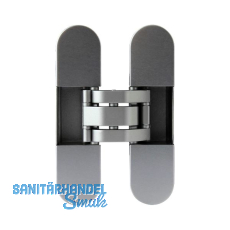 Türband Invisacta 120 3D inkl.Abdeckkappen,Tragkraft 60 kg,Stahl vernickelt matt Türband Invisacta 120 3D inkl.Abdeckkappen,Tragkraft 60 kg,Stahl vernickelt matt