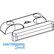 ROTO NT/NX Schlie�st�ck Holz Eurofalz 30 mm 13V Zink +0,7 mm Anpressdruck