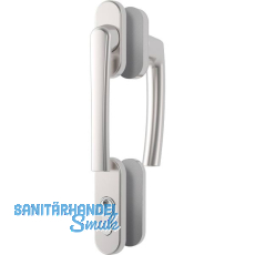 ROTO Balkont�rgriffgarnitur ROTOLINE niedrig, Aluminium silber eloxiert