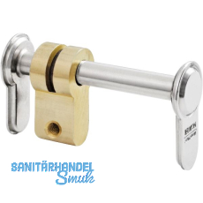 Blindzylinder 1539 PZ, vernickelt matt, verstellbar 96-165 mm