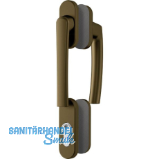 ROTO Balkontürgriffgarnitur ROTOLINE niedrig, Aluminium mittelbronze eloxiert ROTO Balkontürgriffgarnitur ROTOLINE niedrig, Aluminium mittelbronze eloxiert