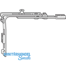 ROTO NT/NX Eckumlenkung kurz 1V-Zapfen silber ROTO NT/NX Eckumlenkung kurz 1V-Zapfen silber