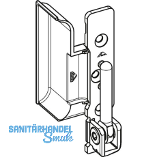 ROTO NT/NX Ecklager E5/T Holz 5/18-13 einfr�sbar mit Fr�sabdeckung 130 kg rechts