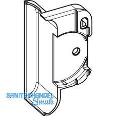 ROTO NX Fr�sabdeckung Axerlager T Holz 5/18-13 Zinkdruckguss silber links