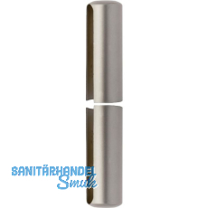 SOLIDO Aufsteckh�lsen, flachrund, Band � 20 mm, Kunststoff vernickelt matt