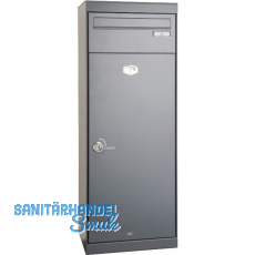 RENZ Paketkasten QUBO - L, Graualuminium